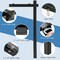 6ft UPVC Real Estate Signpost with 36" Arm Steel Power Stake, No-Dig Installation